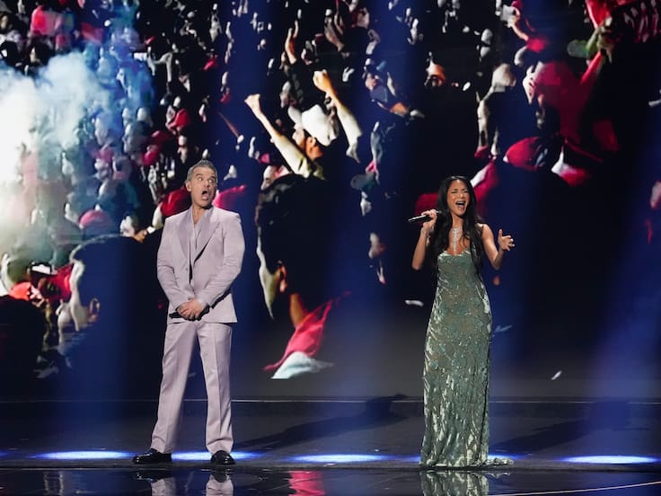 Robbie Williams, Andrea Bocelli y Nicole Scherzinger animaron el inicio del Sorteo Mundialista