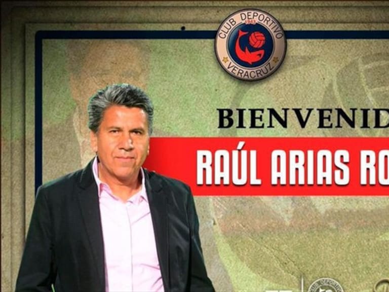 Raúl Arias se une a Veracruz. Foto: Twitter @ClubTiburones