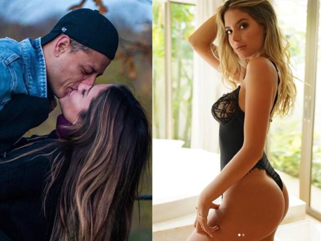 Chicharito y Sarah Kohan presumen su amor