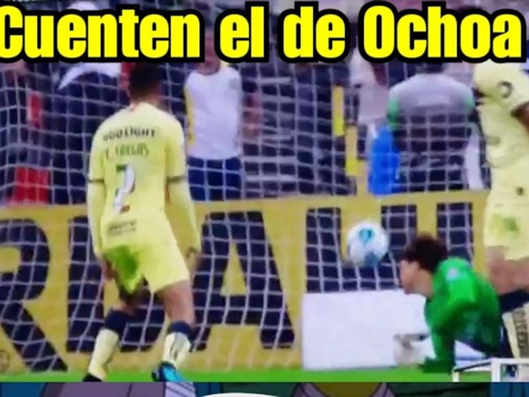 Meme, error de Ochoa . Foto: W Deportes