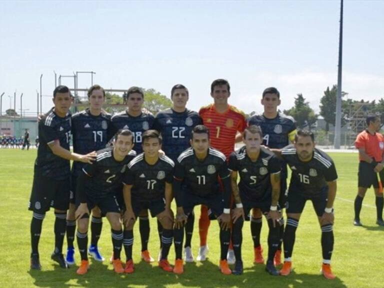 Selección Mexicana Sub22. Foto: Twitter @miseleccionmx