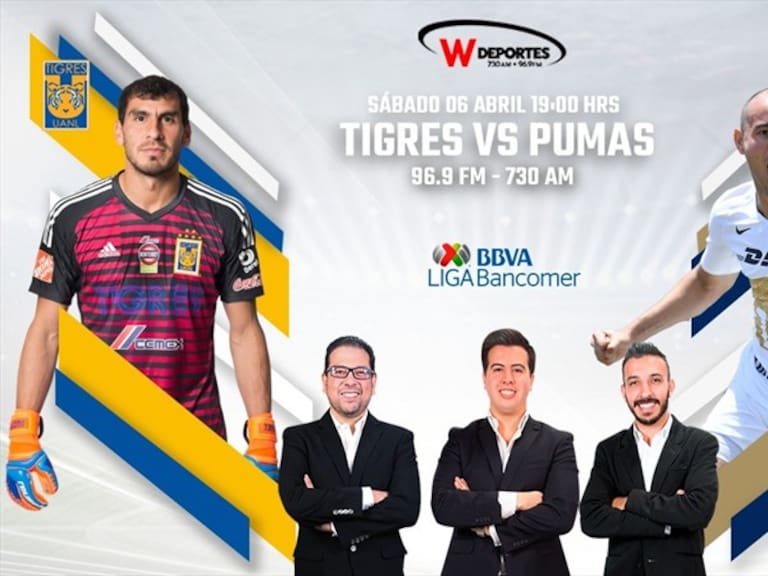 Tigres vs Pumas. Foto: