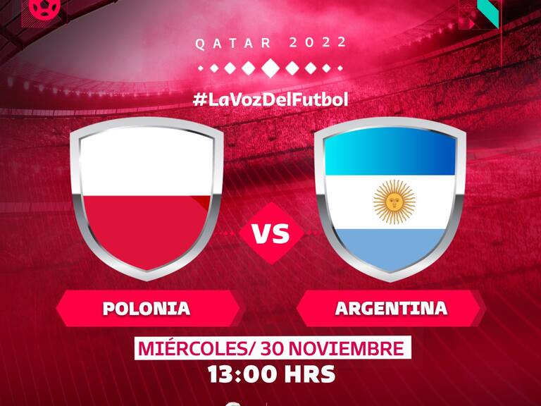 Polonia vs Argentina en busca de seguir con vida en la Copa del Mundo de Qatar 2022