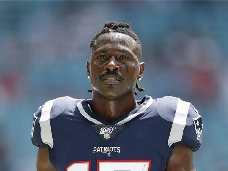 Antonio Brown con los Patriots. Foto: GettyImages
