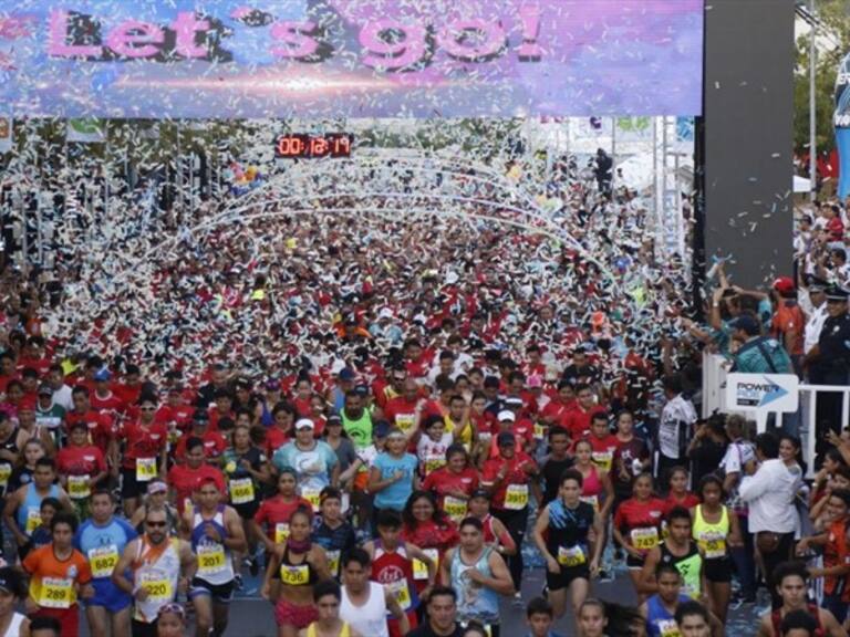 Maratón Internacional de Cancún. Foto: