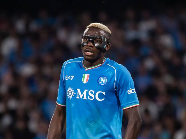 Napoli se burla de Victor Osimhen en redes sociales