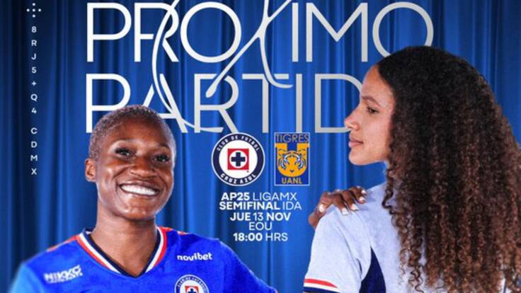 Cruz Azul vs Tigres: EN VIVO, dónde, cuándo y a qué hora ver la Semifinal de Ida del Apertura 2025 Liga MX Femenil