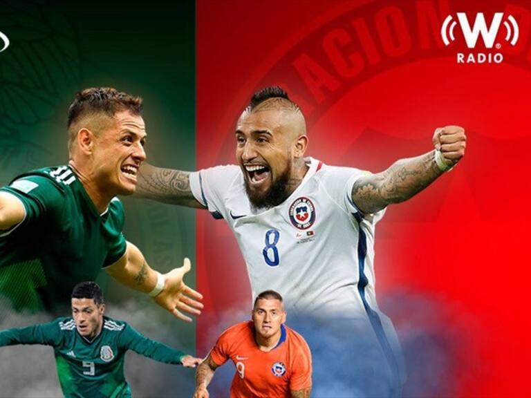 México vs Chile. Foto: WDeportes