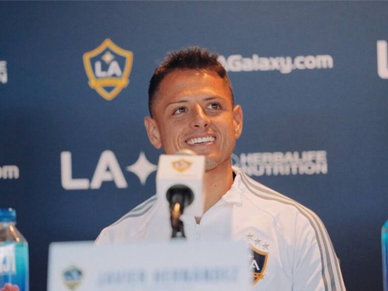 Chicharito Hernández. Foto: Twitter @LAGalaxy_Es