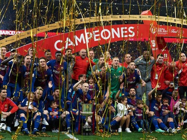 Barcelona parece que se hará con el doblete nacional esta temporada. Ha ganado la Copa y está próximo a llevarse la Liga. Foto: Getty Images