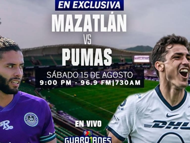 Mazatlán vs Pumas. Foto: W Deportes