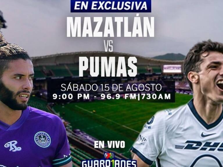 Mazatlán vs Pumas. Foto: W Deportes