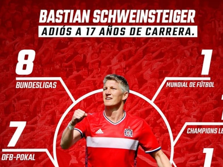 Bastian Schweinsteiger anunció su retiro . Foto: Especial W Deportes
