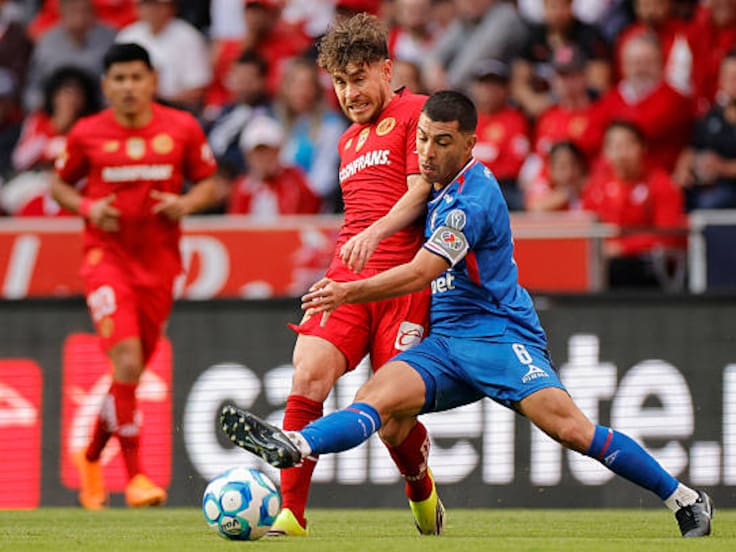 Cruz Azul rescata el empate ante Toluca con estreno de Christian Ebere