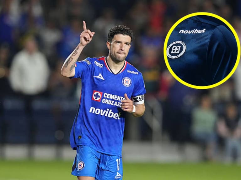 Filtran diseño del tercer uniforme del Cruz Azul