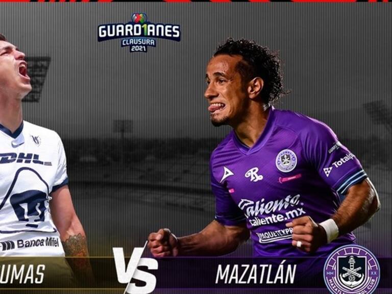 Pumas vs Mazatlán. Foto: W Deportes
