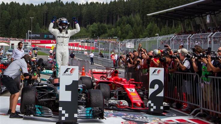 Valtteri Bottas se llevó el GP de Austria