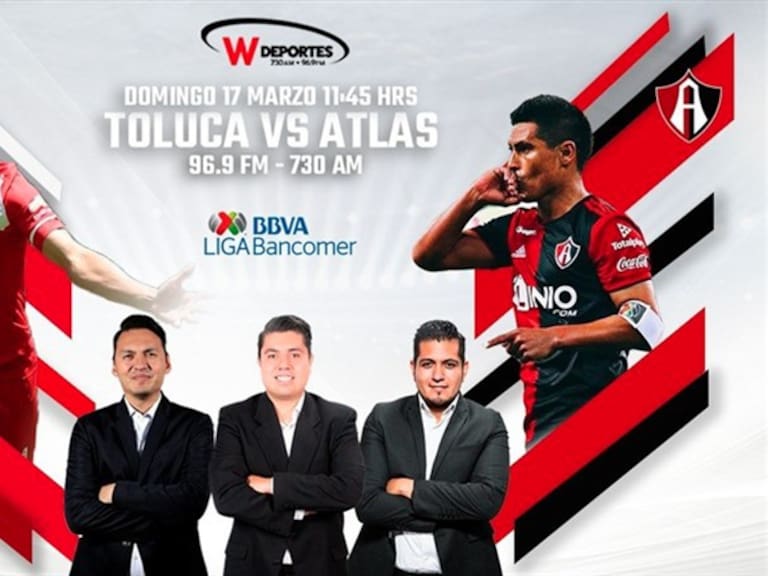 Toluca vs Atlas. Foto: