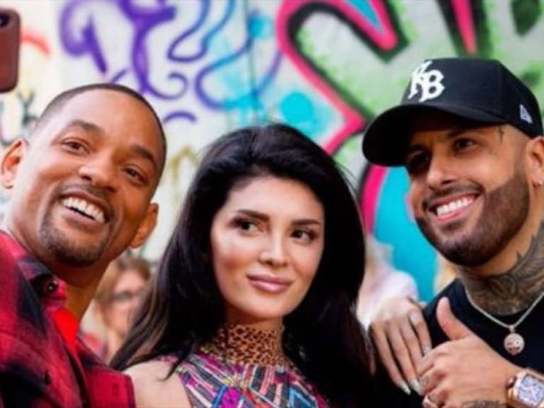 Nicky Jam y Will Smith presentan "Live It Up". Foto: W Deportes