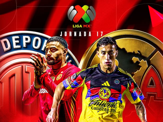 América vs Toluca: EN VIVO, dónde, cuándo y a qué hora ver la Jornada 17 del Apertura 2025 Liga MX