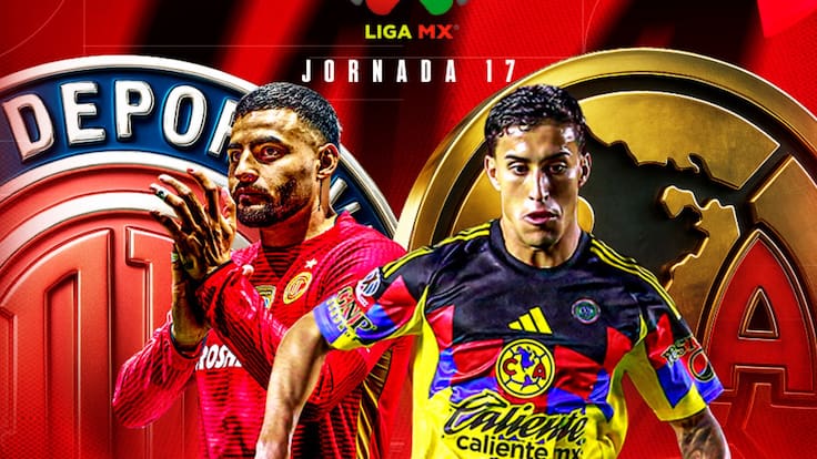 América vs Toluca: EN VIVO, dónde, cuándo y a qué hora ver la Jornada 17 del Apertura 2025