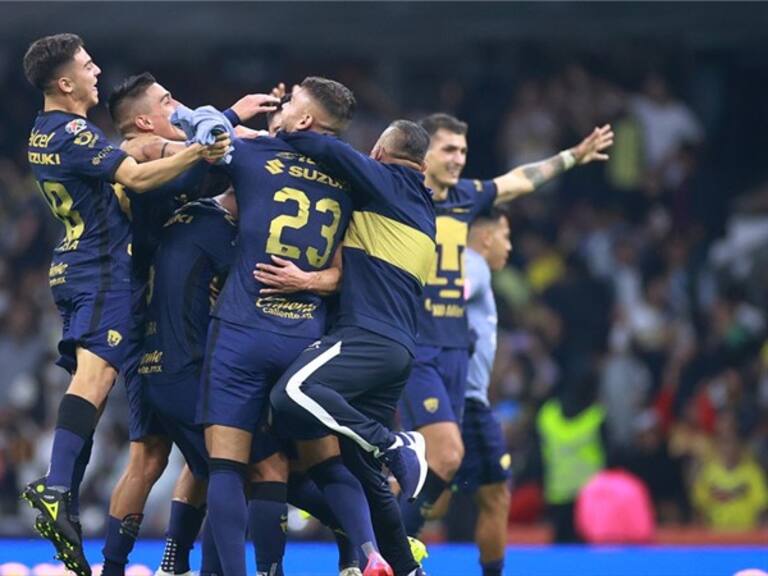 Pumas vs América . Foto: getty