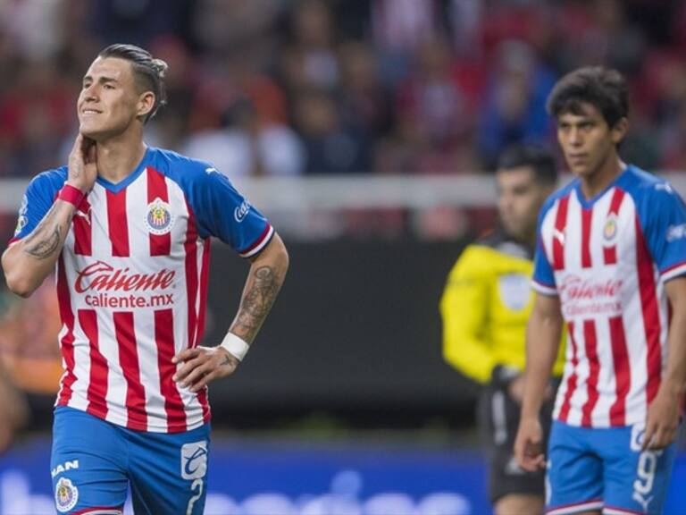 Cristian Calderón no entrenó con las Chivas. Foto: Mexsport