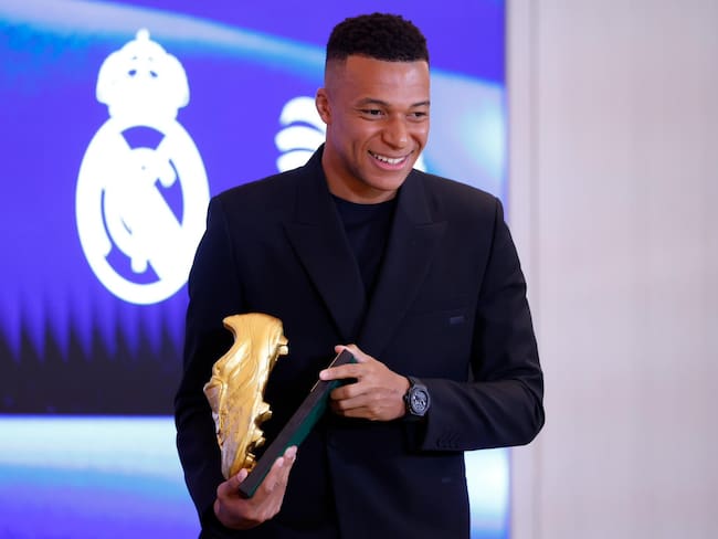 Kylian Mbappé gana su primera Bota de Oro con el Real Madrid tras una temporada histórica