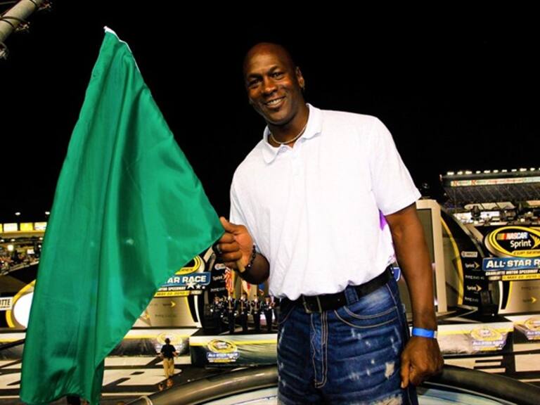 Michael Jordan en la NASCAR. Foto: Getty Images