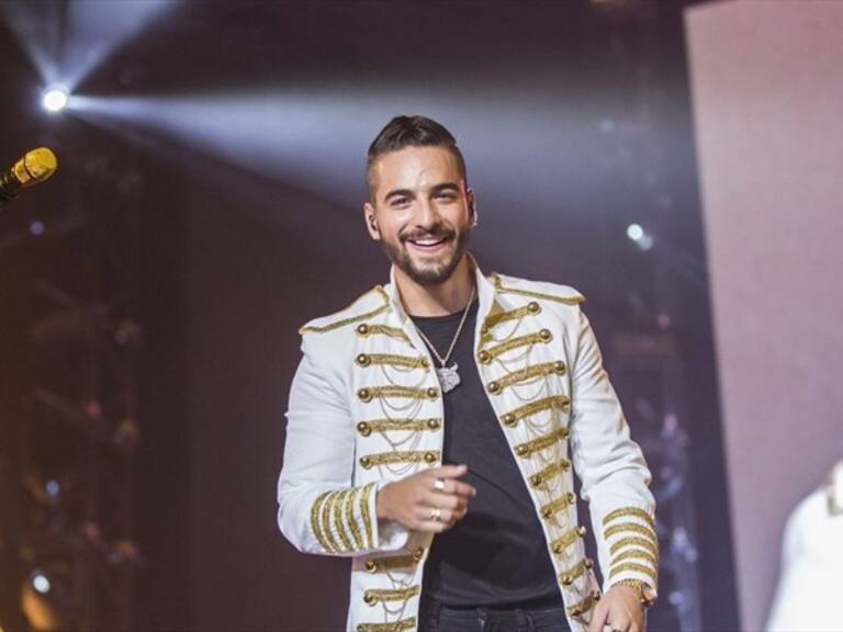 Maluma en un show . Foto: Twitter