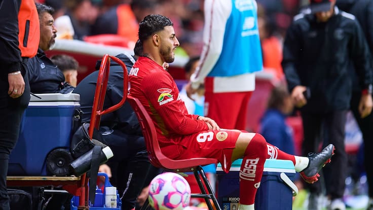Alexis Vega fuera de las canchas por lesión; Toluca revela diagnóstico de cara a la Liguilla