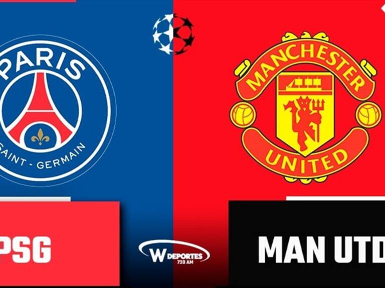 PSG VS Manchester United en vivo . Foto: