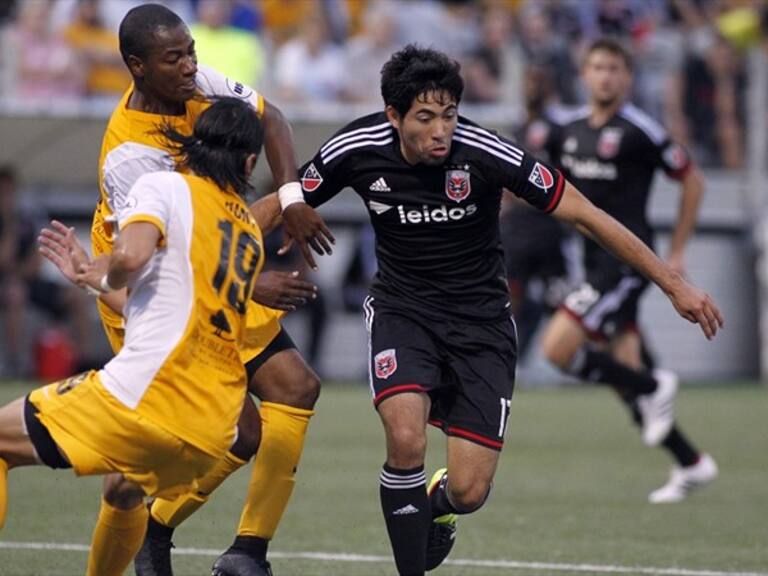 Miguel Aguilar en un partido con el DC United de la MLS. Foto: Getty Images