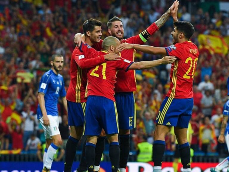 España vs Italia eliminatoria Rusia 2018. Foto: Getty Images