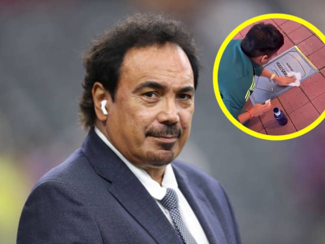 Hugo Sánchez busca al aficionado que limpió su placa en el Estadio Metropolitano