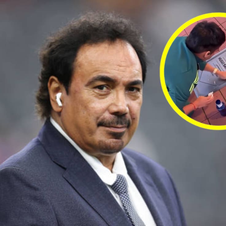 Hugo Sánchez busca al aficionado que limpió su placa en el Estadio Metropolitano