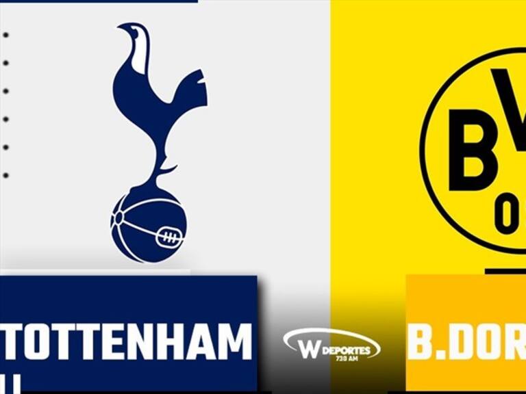 Tottenham vs Dortmund. Foto: W Deportes