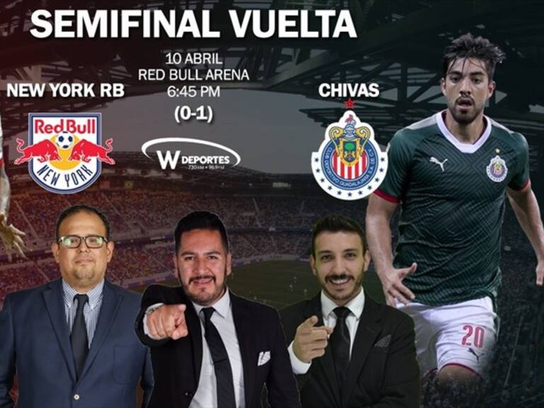 Chivas vs Red Bulls . Foto: W Deportes