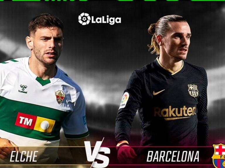 Elche vs Barcelona en vivo . Foto: Especial