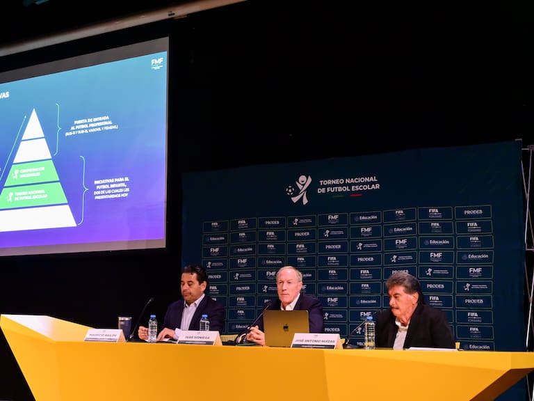 FMF presenta el primer Torneo Nacional de Futbol Escolar / FOTO: @FMF