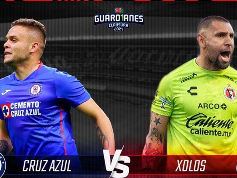 Cruz Azul vs Xolos. Foto: wdeportes
