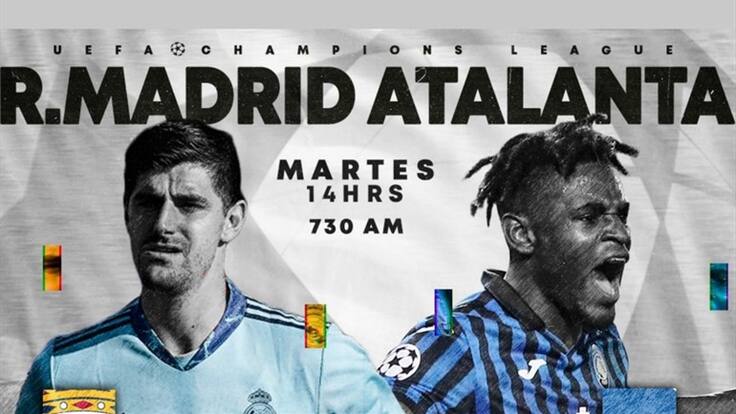 Real Madrid vs Atalanta por el boleto a cuartos de Champions League