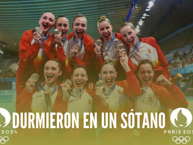 Medallistas españolas de natación artística revelaron que durmieron en el sótano durante Paris 2024