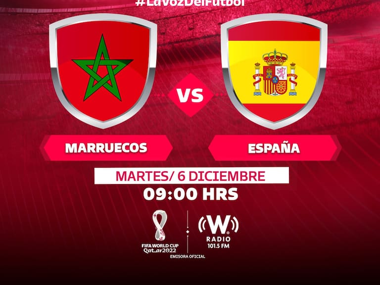 Marruecos vs España, en vivo
