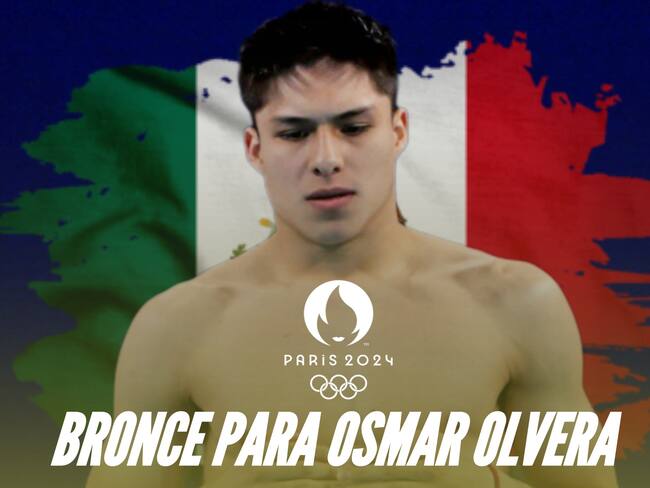 Osmar Olvera gana medalla de Bronce para México en Clavados Trampolín 3 metros Juegos Olímpicos París 2024