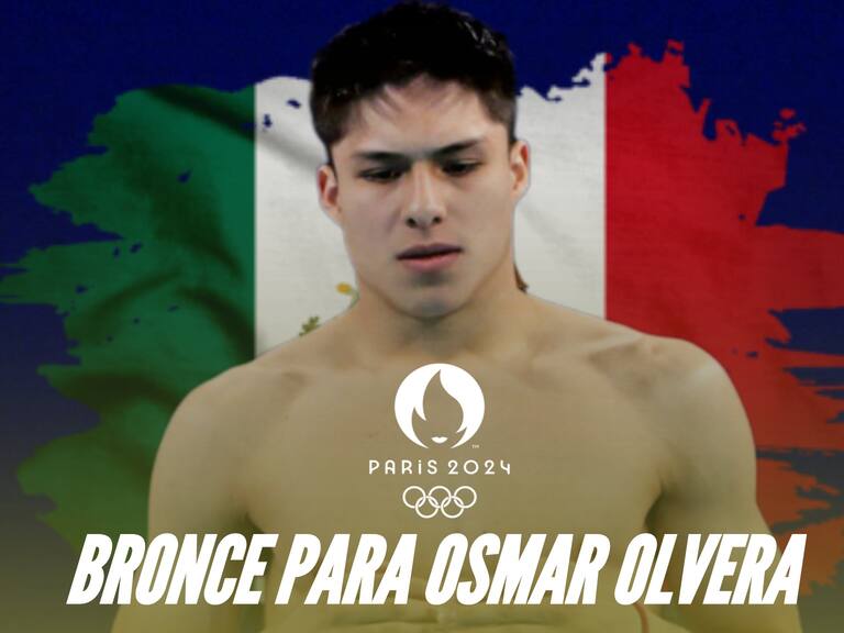 Osmar Olvera gana medalla de Bronce para México en Clavados Trampolín 3 metros Juegos Olímpicos París 2024