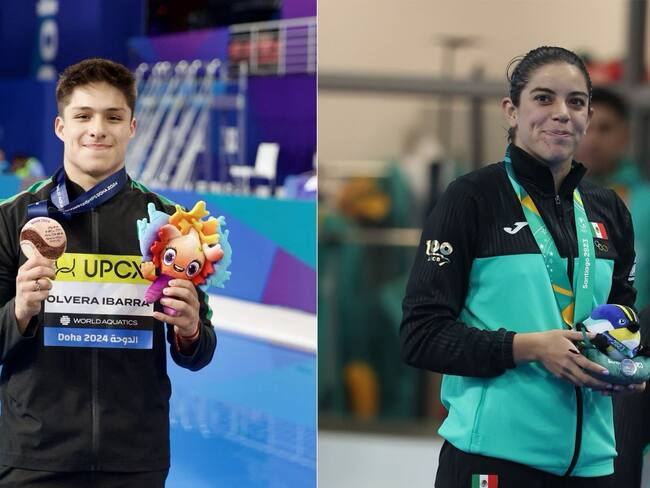 Alejandra Orozco y Osmar Olvera lideran la representación mexicana en clavados para París 2024