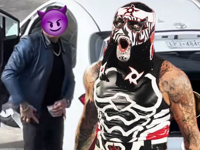 Penta olvida que no tiene máscara y dejó ver su verdadero rostro a fans de WWE VIDEO