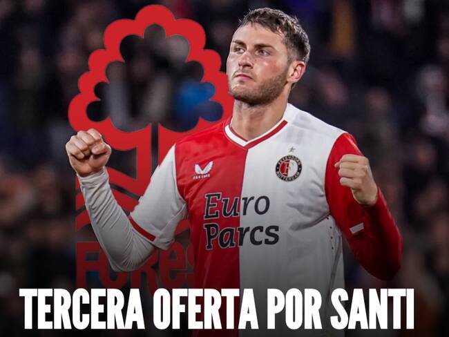 Nottingham Forest lanza tercera oferta al Feyenoord por Santiago Giménez