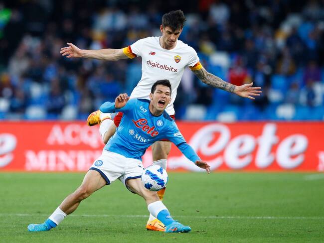 Roma le empata a Napoli sobre la hora; Chucky Lozano tuvo minutos